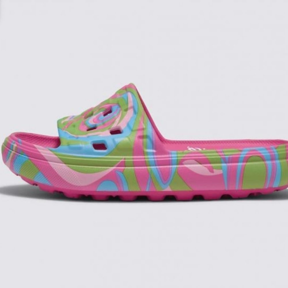 Vans X Barbie VR3 Cush Slide On Sandals - Picture 3 of 10